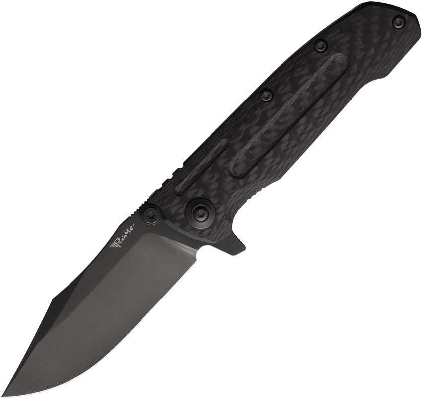 Reate Knives 9D-V2 Framelock Dlc Rea205 9D V2 Cf 154Cm Folding Knife