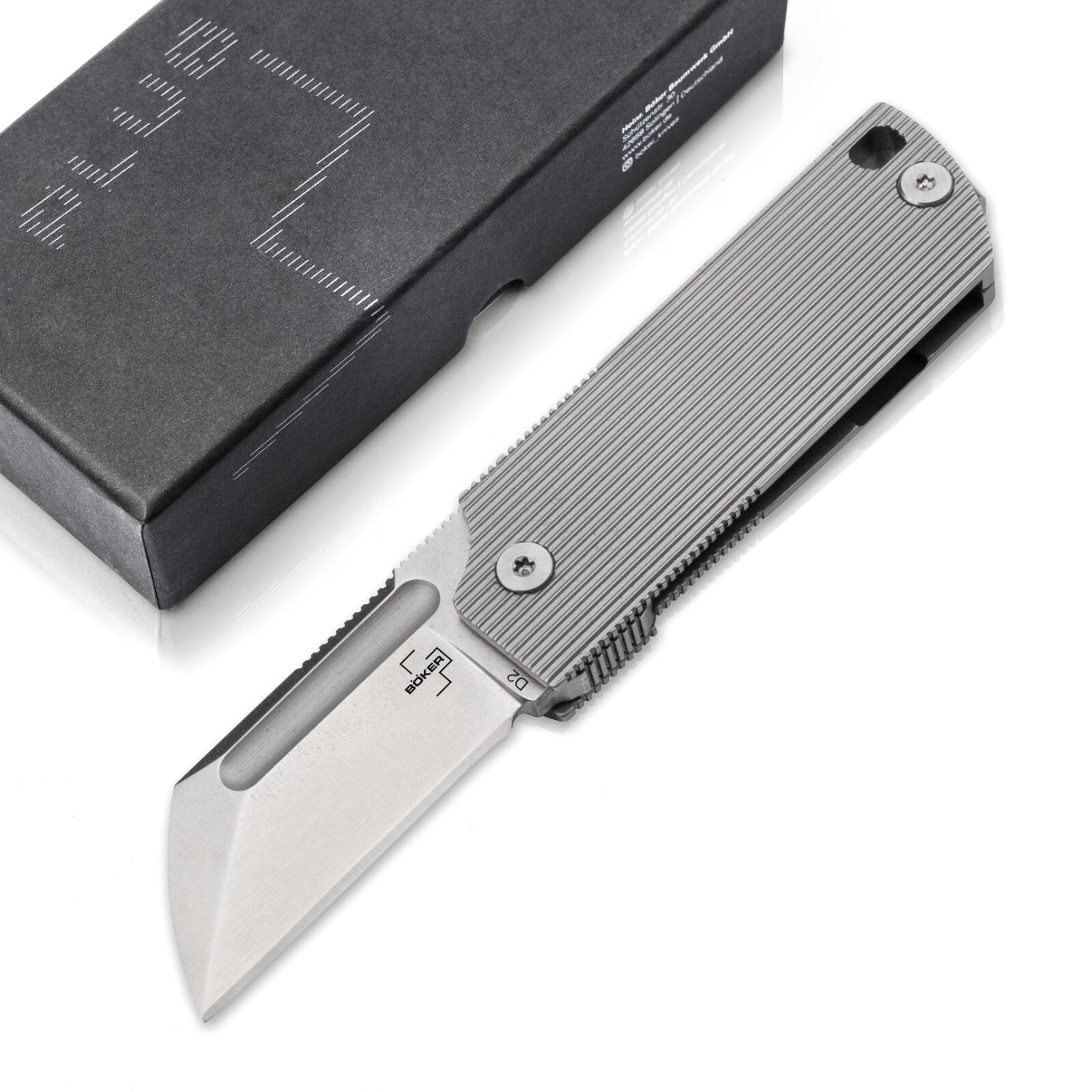 Boker Plus BabyX Pocket Knife 1.57″ D2 Blade Steel Handle Frame Lock ✔️ 01BO366