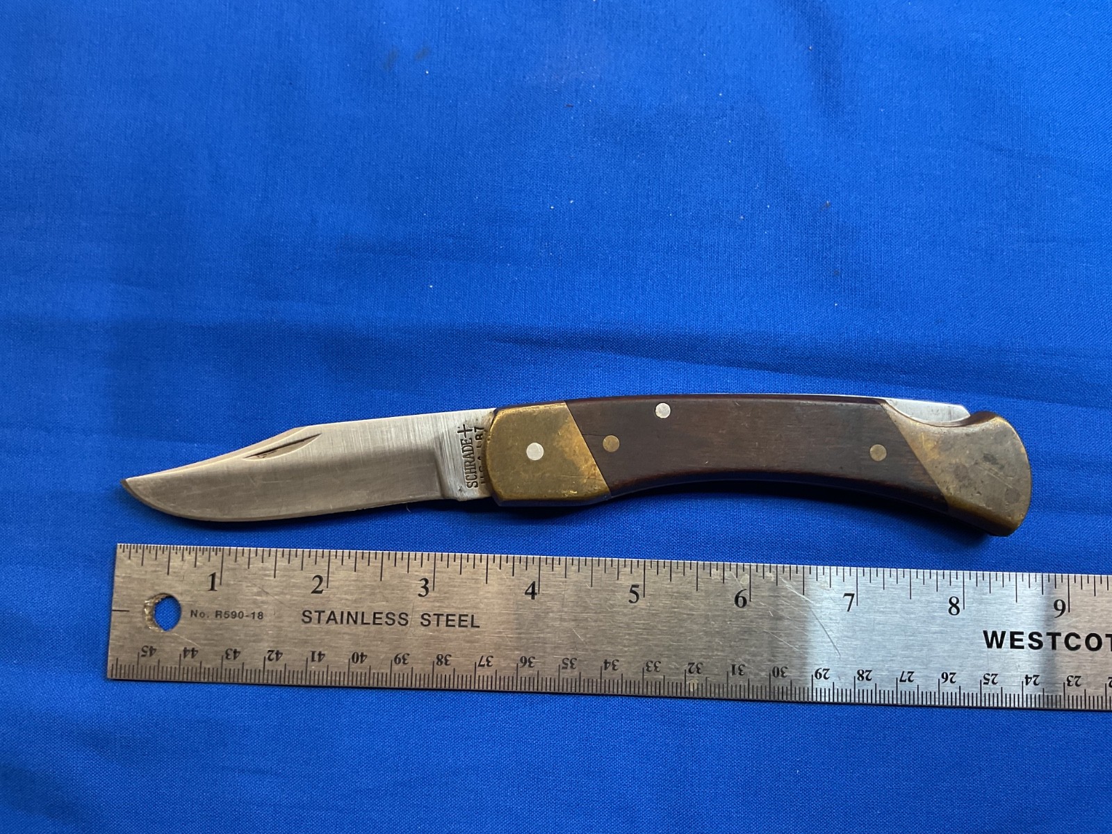 Schrade Old Timer Bear Paw LB7 Folding Pocket Knife USA