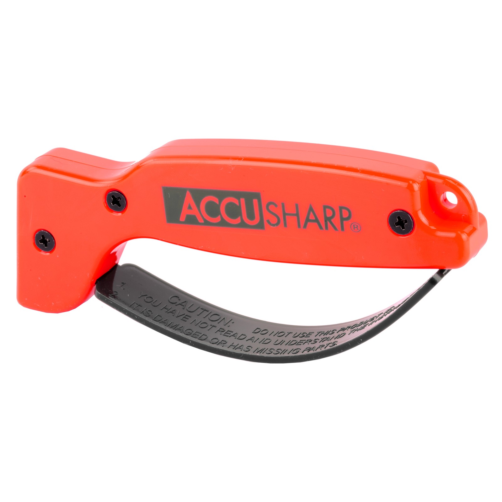 AccuSharp 014C Sharpener Hand Held Tungsten Carbide Sharpener Orange