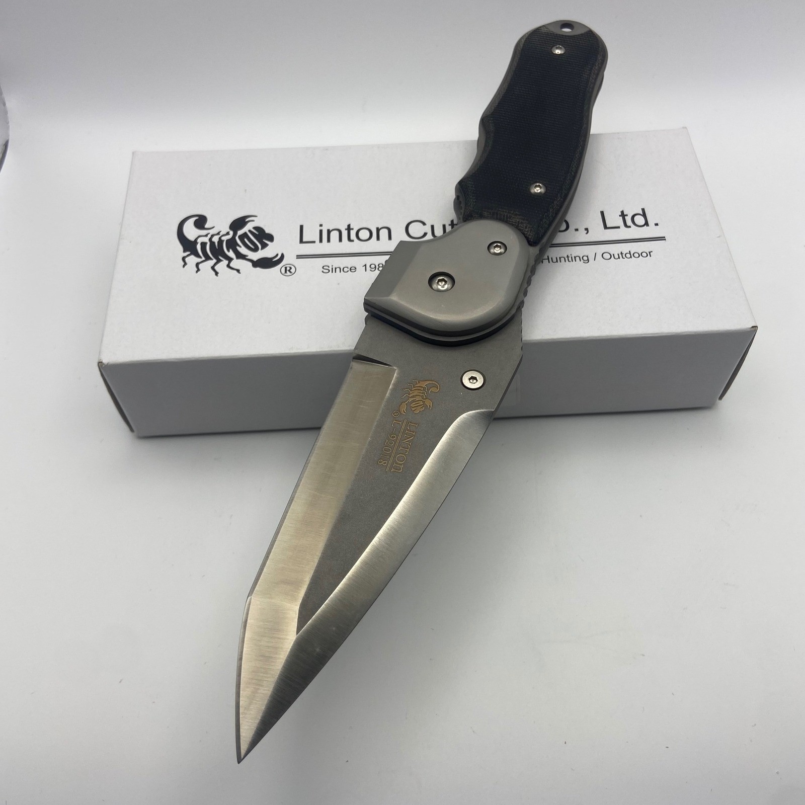 Linton Cutlery LS9201B Folding Knife Sportsman Tactical Hunting Outdoor
