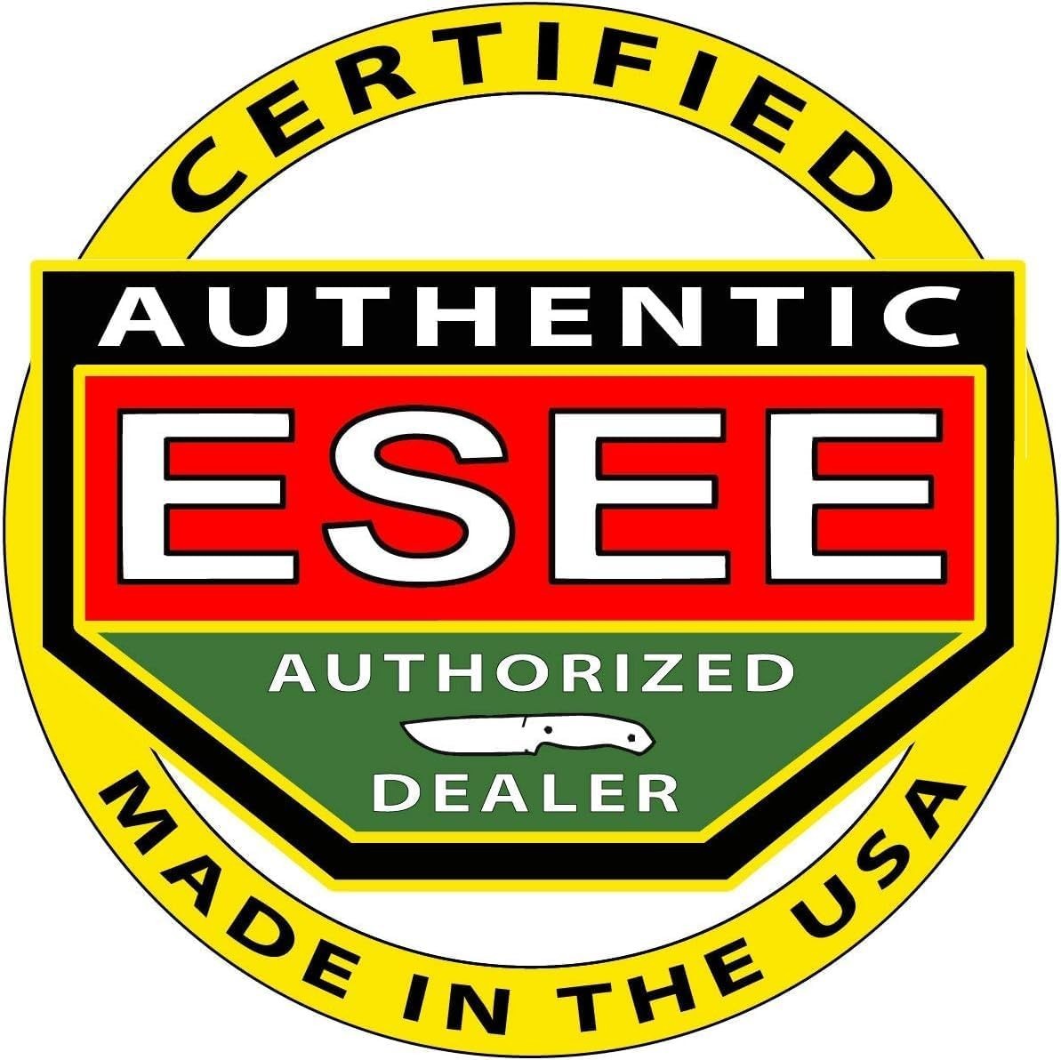 ESEE Candiru Dark Earth Fixed Blade Knife CAN-DE-E 1095 Steel USA Made Sheath