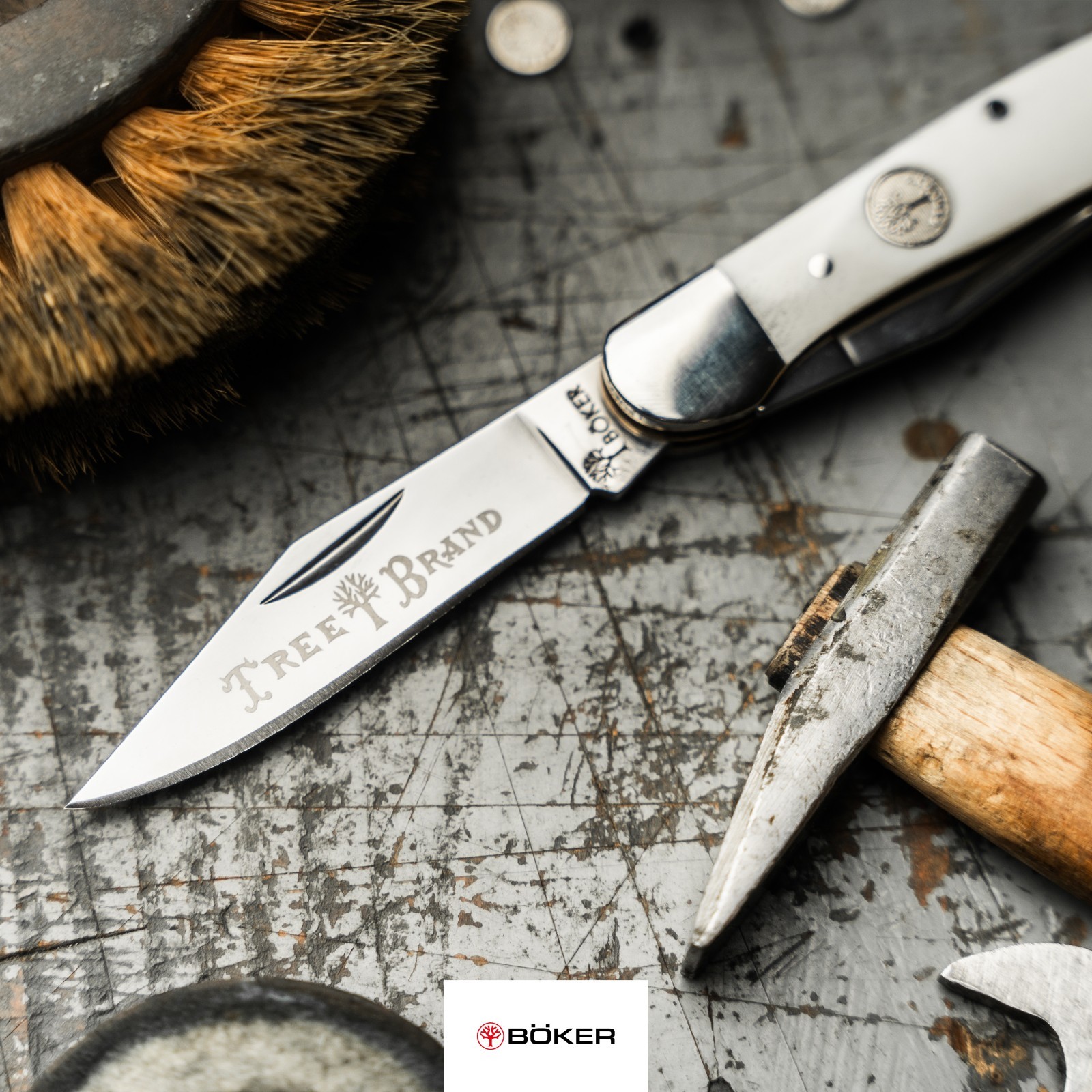 Boker Traditional Series 2.0 Copperhead White Bone Pocket Knife D2 ✔️ 110863