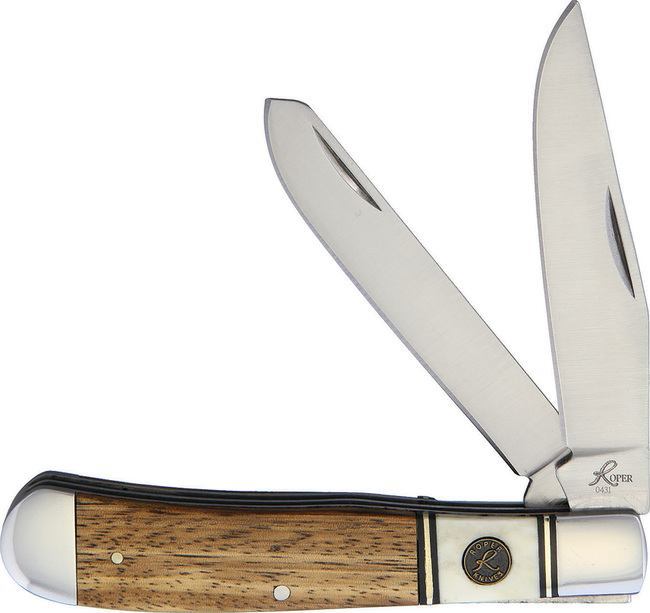 Roper Knives Laredo Stag Trapper Folding Knife Pocket Folder – RP0002SG