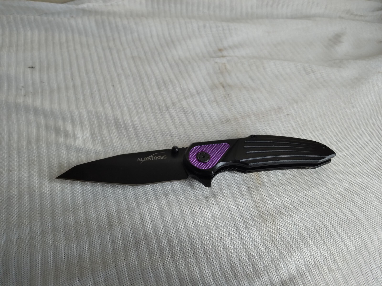 ALBATROSS EDC Axis Lock Folding Pocket Knife Stainless Steel Blade FRN Handle