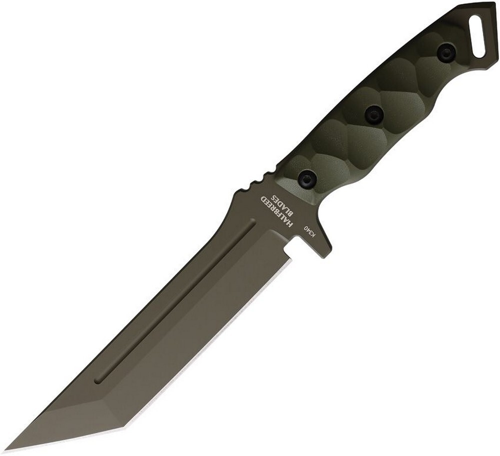 Halfbreed Blades Medium Infantry Fixed Knife OD Green G10 Handle – MIK-05P-OD