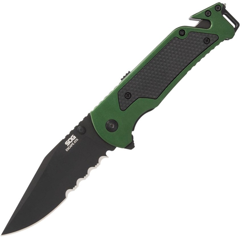 SOG Escape Atk 2.0 Linerlock SOG-11-52-01-43 3.5″ AUS-8 Aluminum Folding Knife