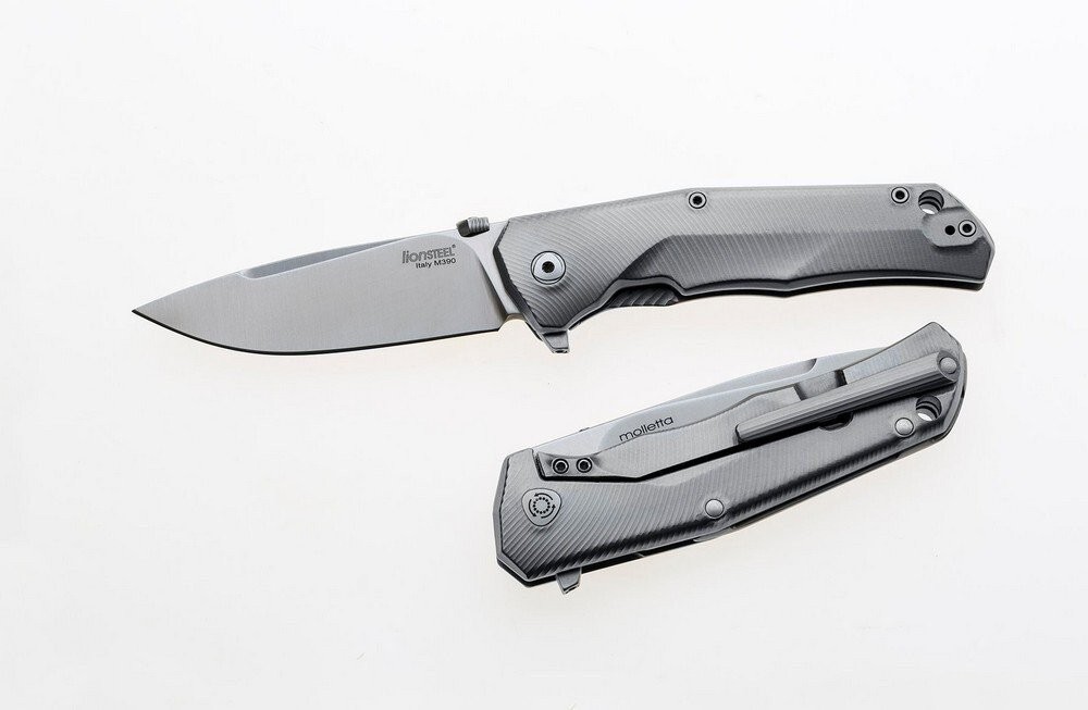 Lion Steel TRE Frame Folding Knife 2.88″ Bohler M390 Steel Blade – TRE GY