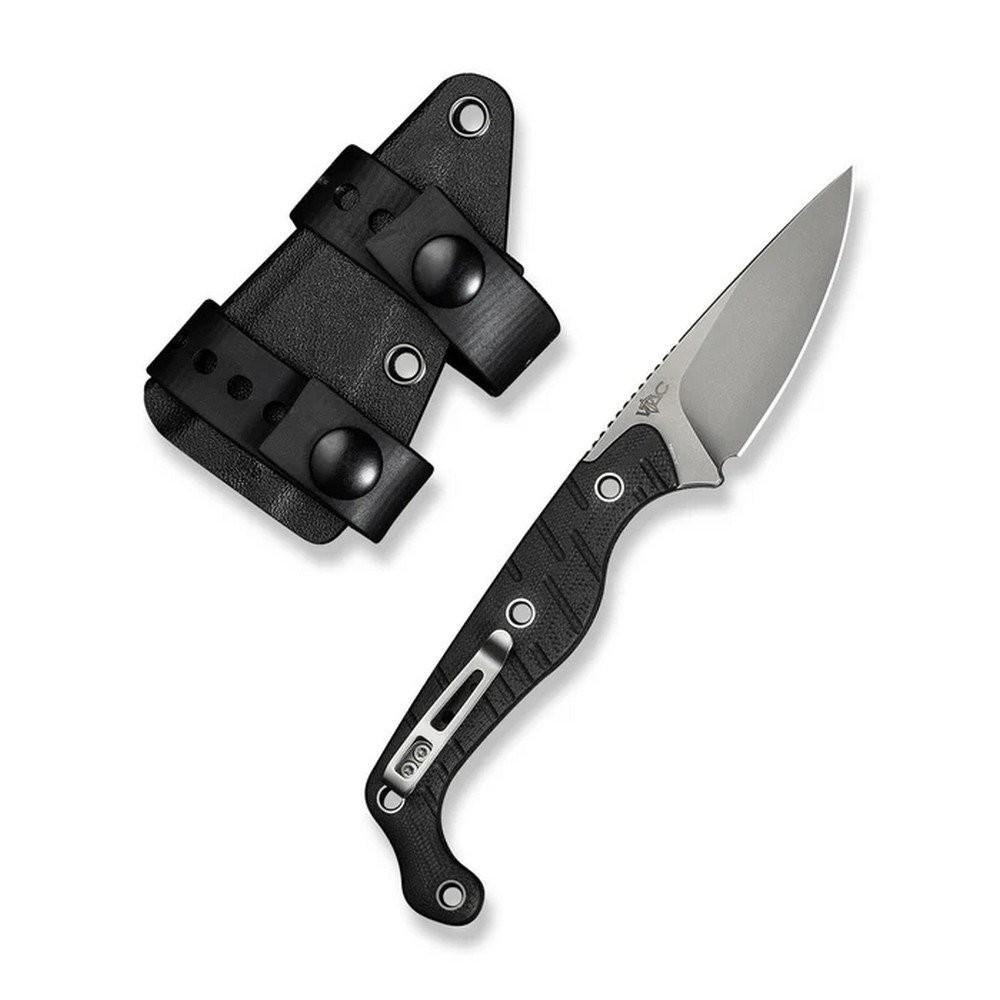 Civivi Sokn Fixed Knife Nitro V Steel Drop Point Blade Black G10 Handle C22027-1
