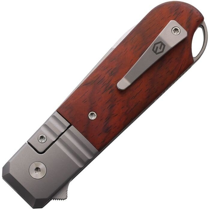 Karbon Folding Knife M390 Steel Blade Ironwood/Titanium Handle – KEN2 IRON WOOD