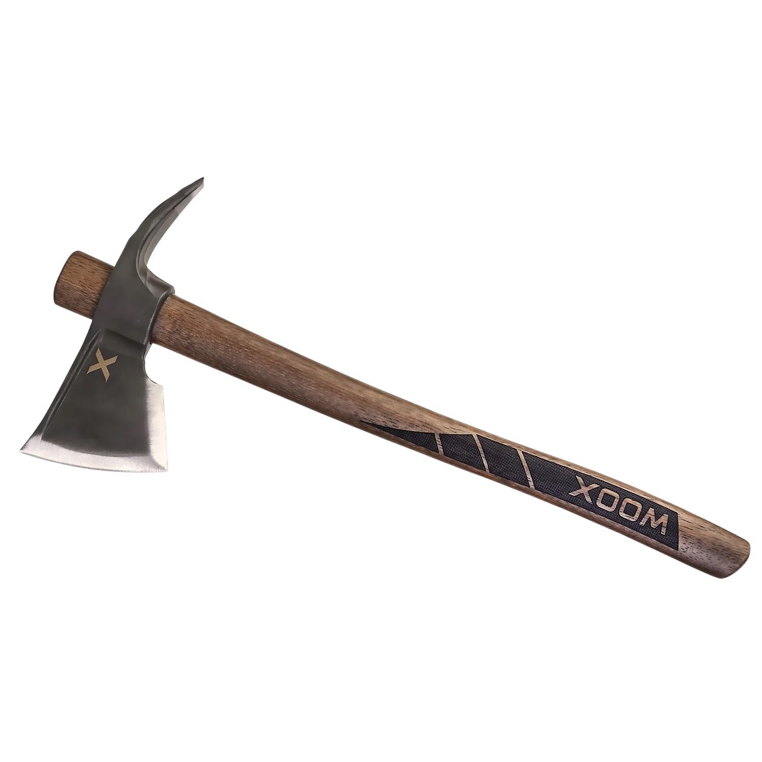 WOOX Solo Camping Axe w/ Leather Sheath, Multi Use, Carbon Steel/Hickory #999501