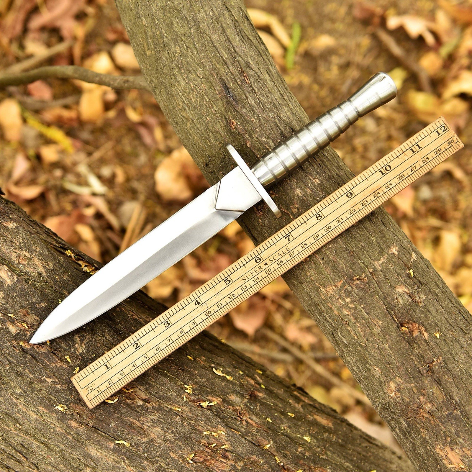 V-42 Devil’s Brigade Double-Edged Blade US Special Forces WWII Knife Fssf