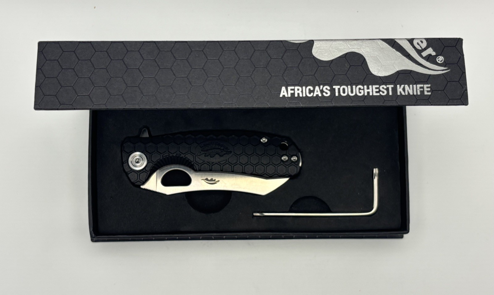 Honey-Badger HB1045 Small Wharncleaver Knife – 8Cr13MoV Steel New In Open Box