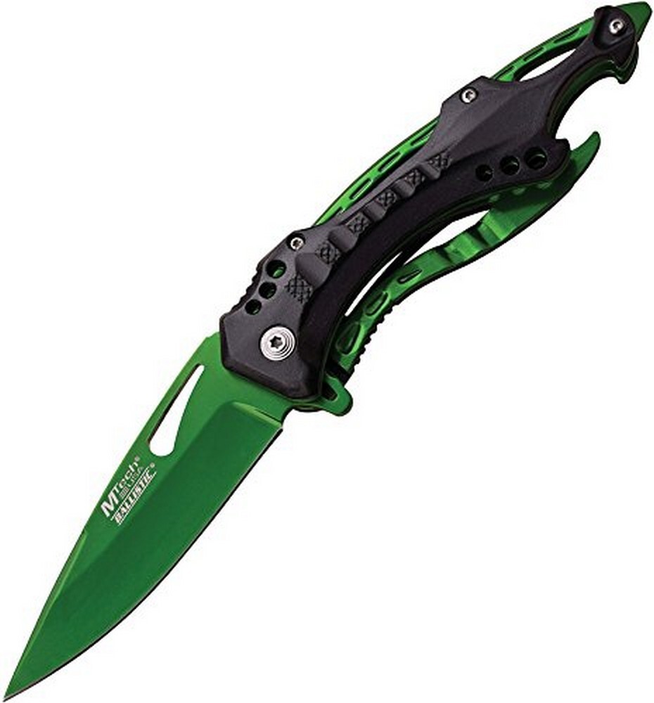 MTech Green Assisted Opening Tactical Hunting Folding Pocket Knife – MT-A705GN