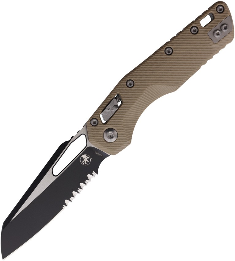 Microtech Msi Ram-Lok S/E Fluted 210-2Flgtta M390 Tan G10 Manual Folding Knife