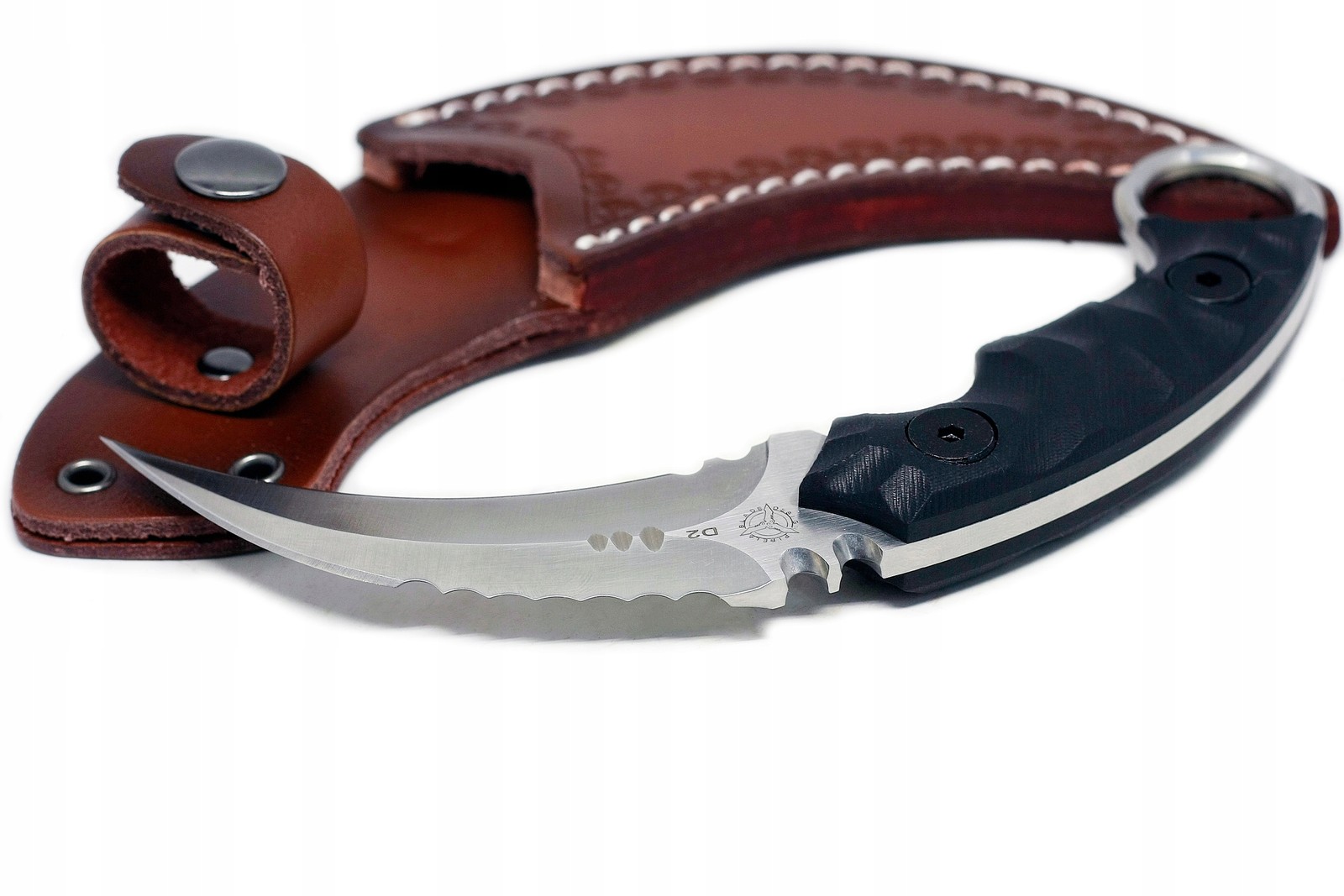 Tactical Karambit knife Claw STRIDER steel D2 case