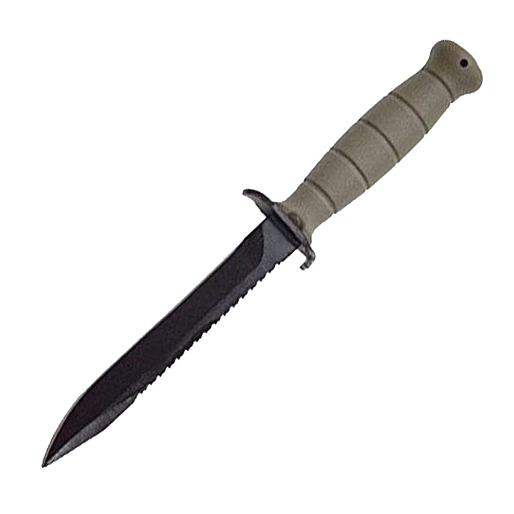 GLOCK Field Flat Dark Earth Fixed Knife with Saw and Sheath (KD039179)