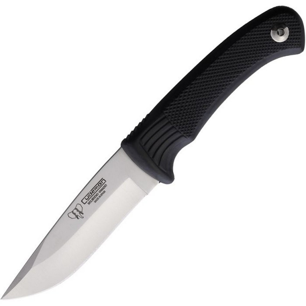 Cudeman Fixed Knife Vanadium Molybdenum Steel Blade Black Rubber Handle – 151-H