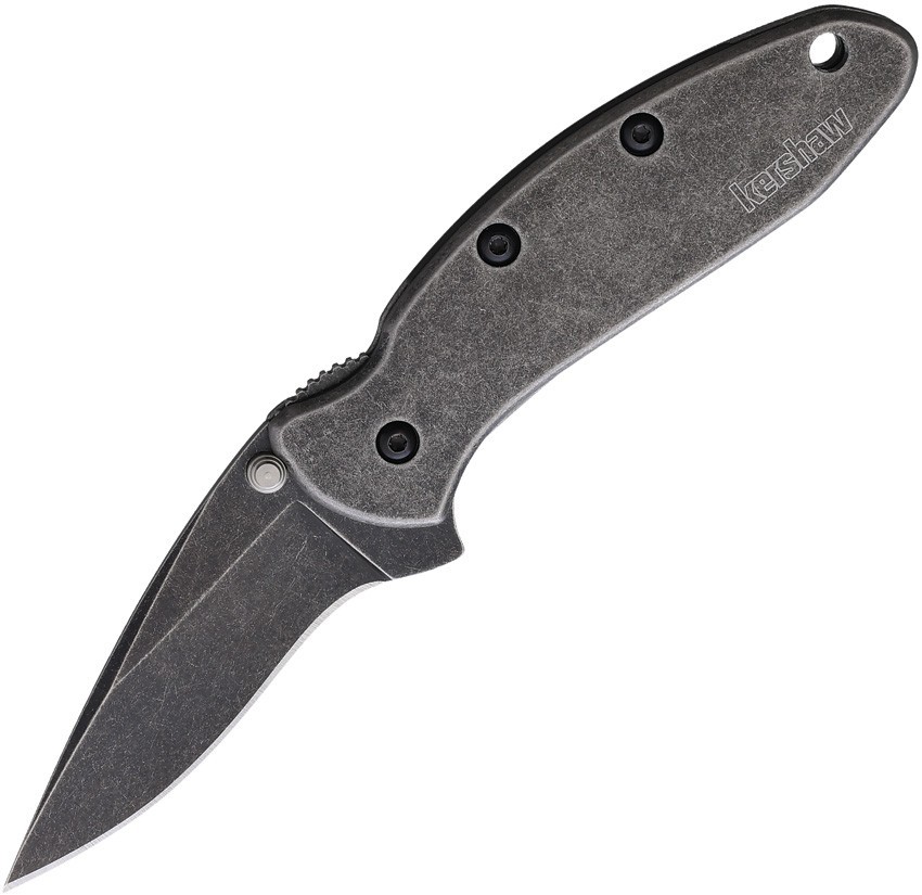 Kershaw Chive Framelock A/O Blackwash 1600BLKW 2.0″ Stainless Steel Folding