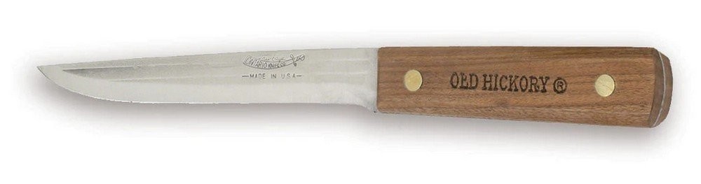 Old Hickory Carbon Steel Blade Brown Wood Handle Fixed Knife OH7000 72-6″ BONING
