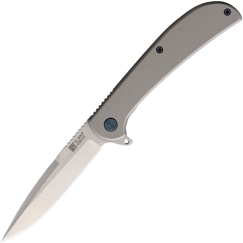 Al Mar Ultra Thin AMK4117 2.5″ Stainless Steel Satin Folding Framelock