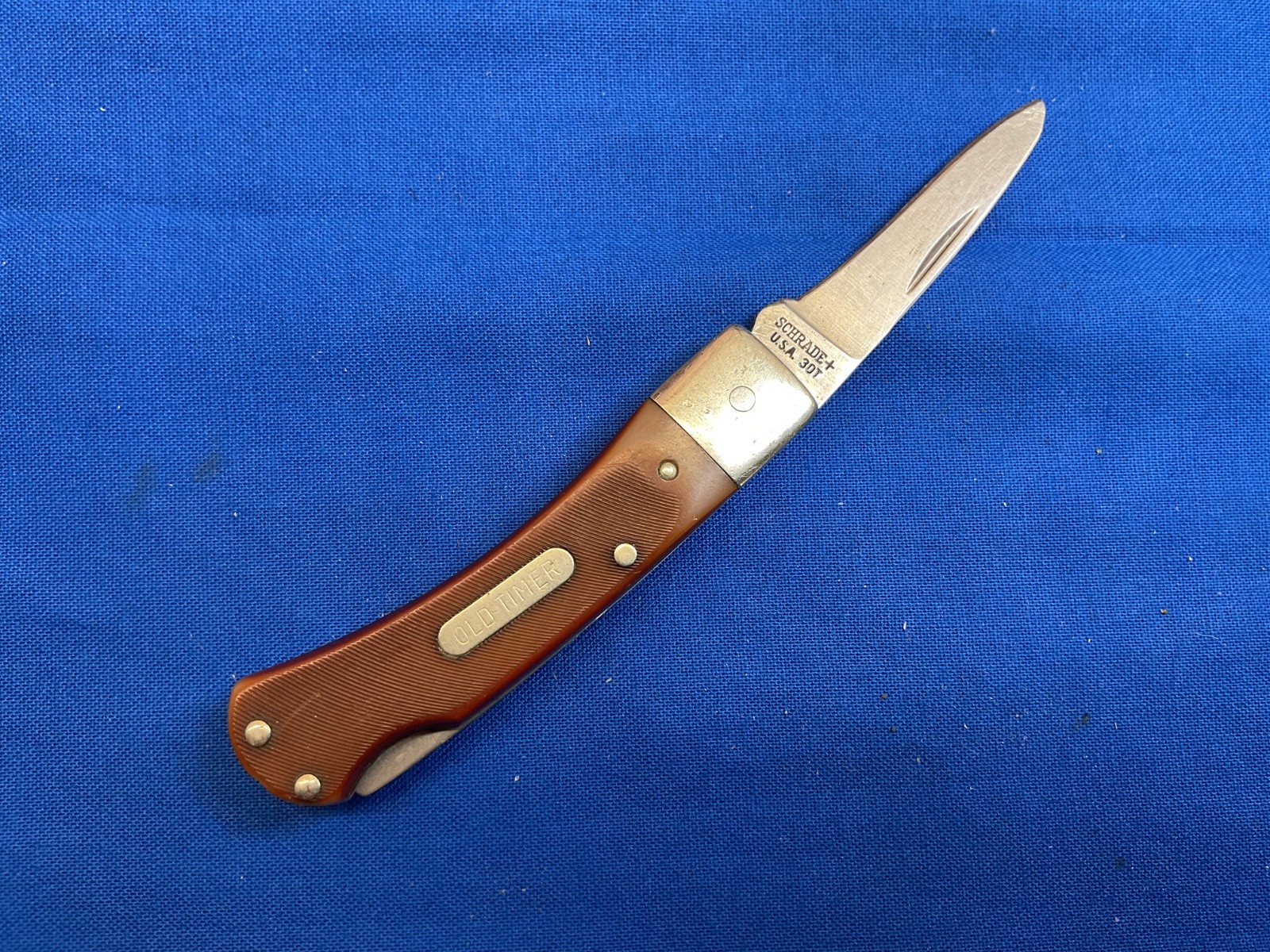 Schrade Old Timer Bear Head 3OT Folding Pocket Knife USA