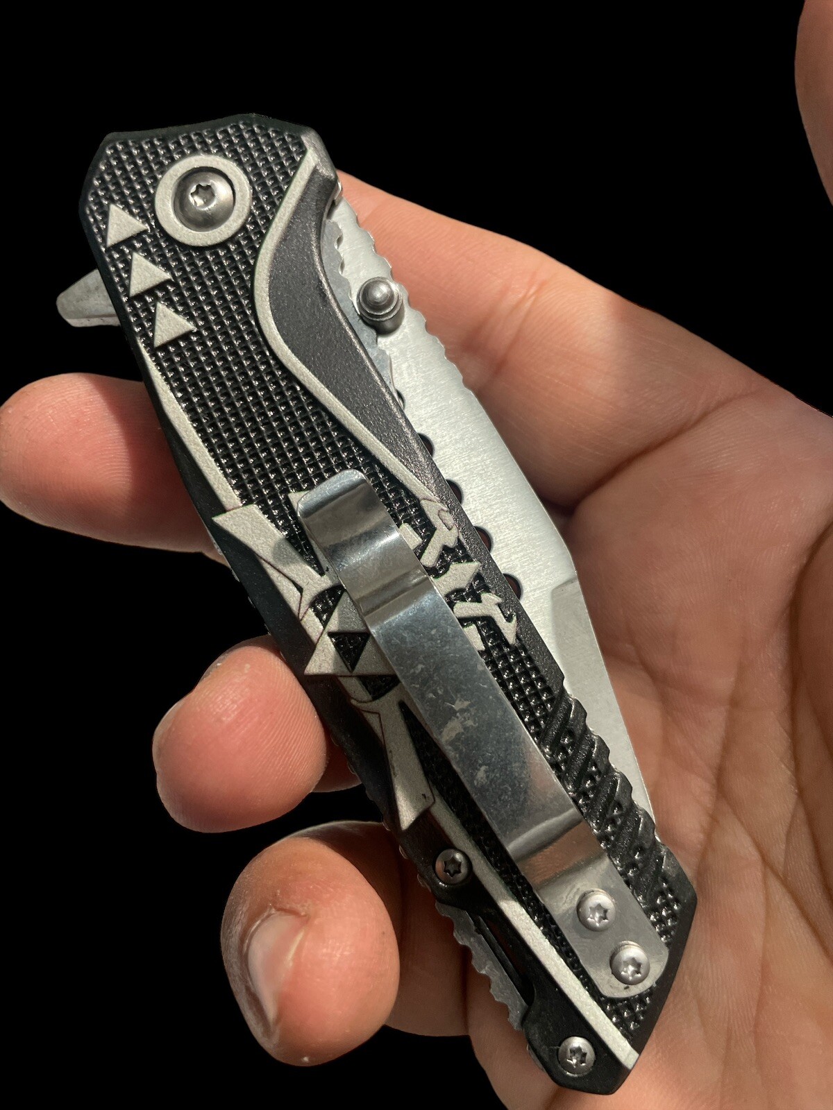 7.75″ Spring Assisted Pocket Knife Legend Zelda Knives Hunting Collect EDC BK
