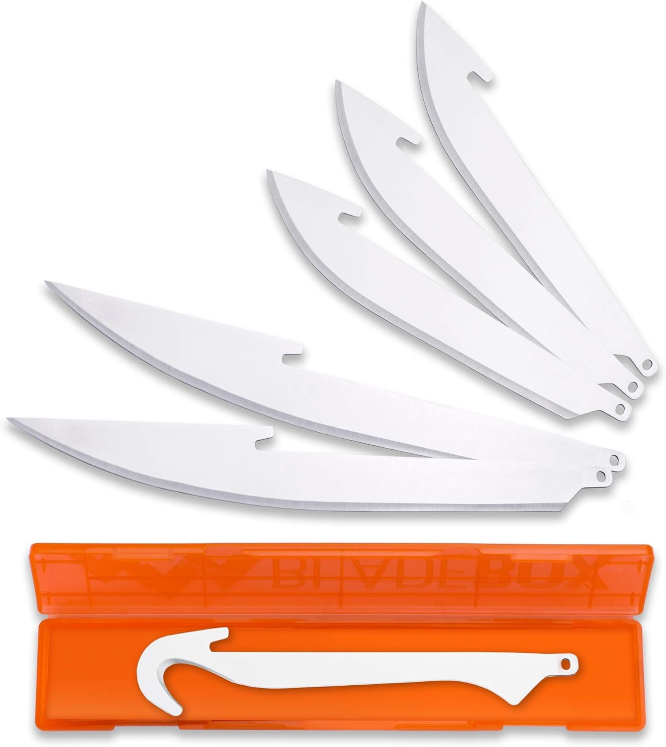 OUTDOOR EDGE 3.5″ Razorsafe Replacement Knife Blades – 6 Piece Combo Set (3 Drop