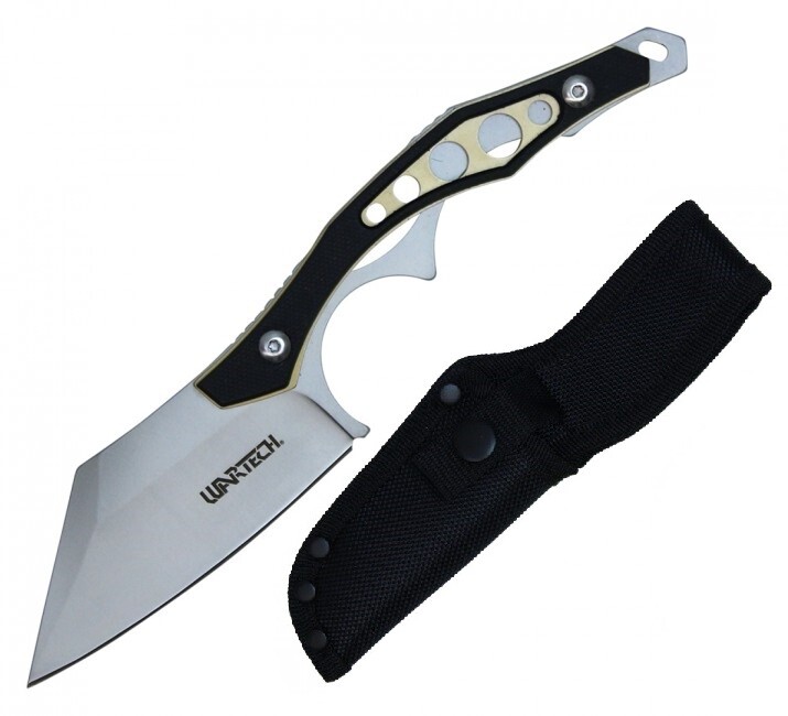 Tactical Knife | Wartech 7.5″ Overall Full Tang G10 Handle + Sheath HWT276DE