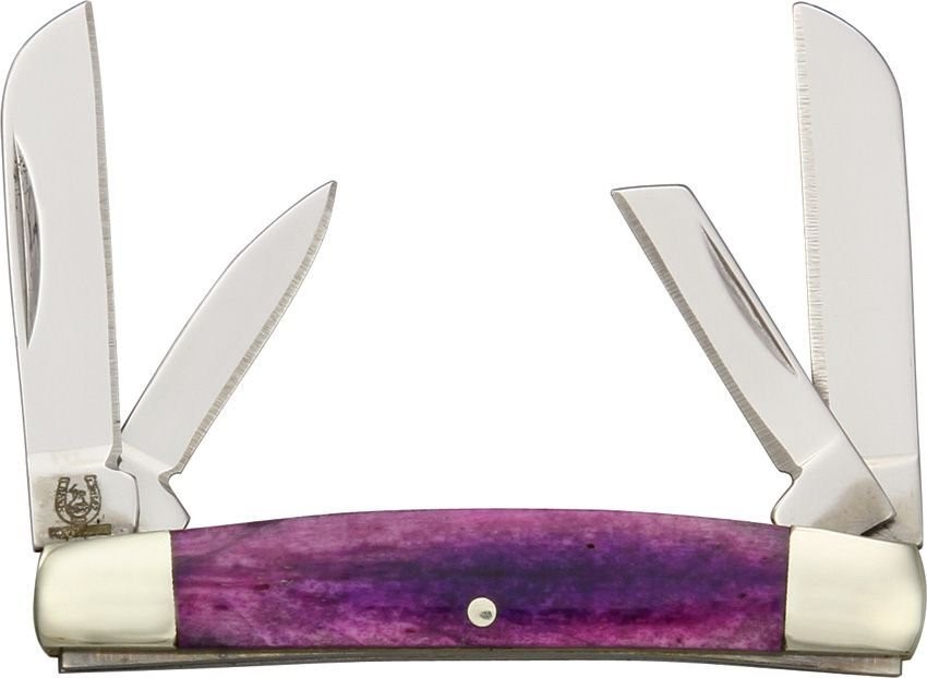 Rough Ryder Congress Purple Pocket Knife Steel Blades – KB408 PURPLE SMOOTH BONE