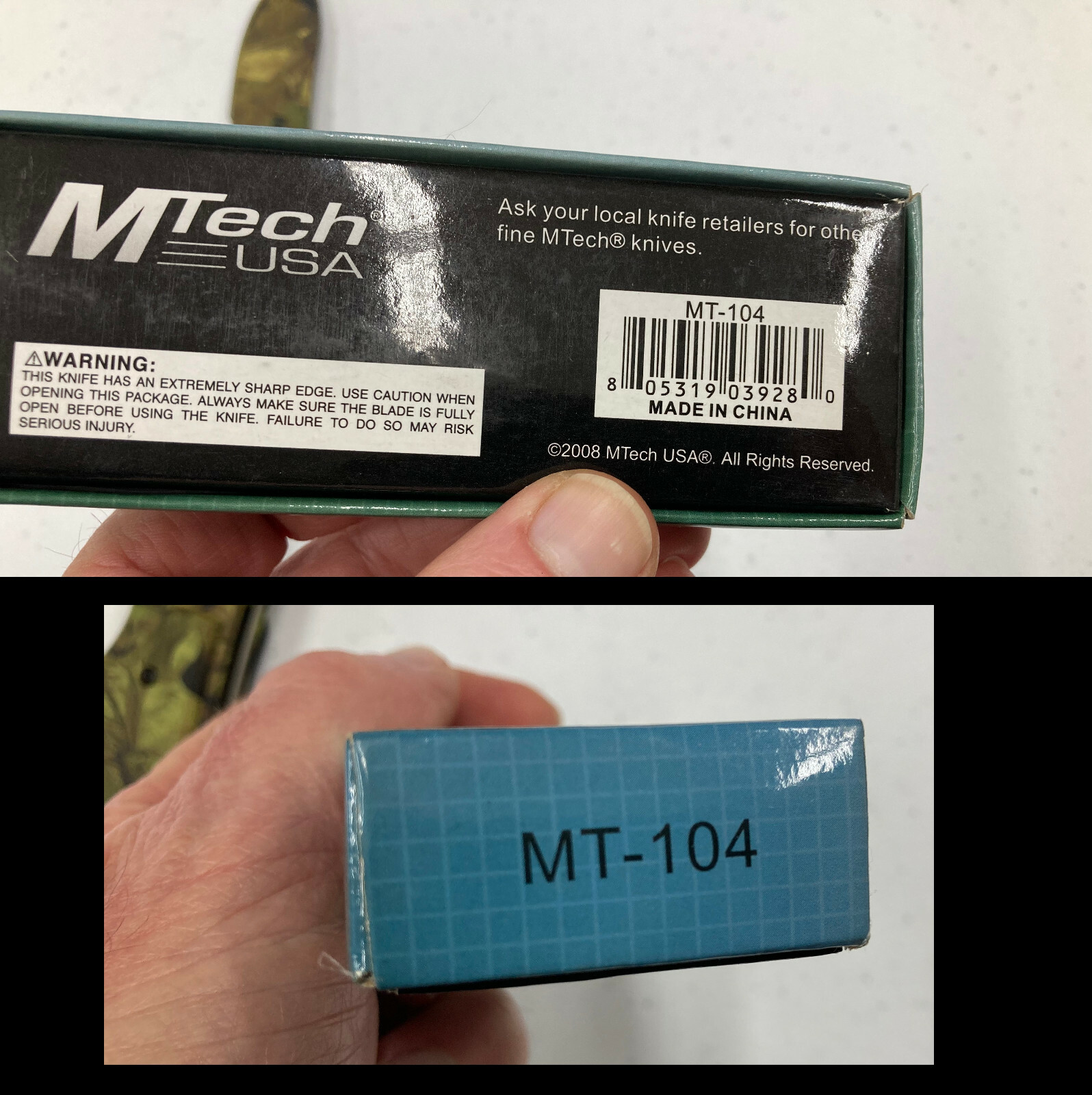 M-TECH (MT-104) FOLDING KNIFE, WORK KNIFE, COLLECTIBLE KNIFE
