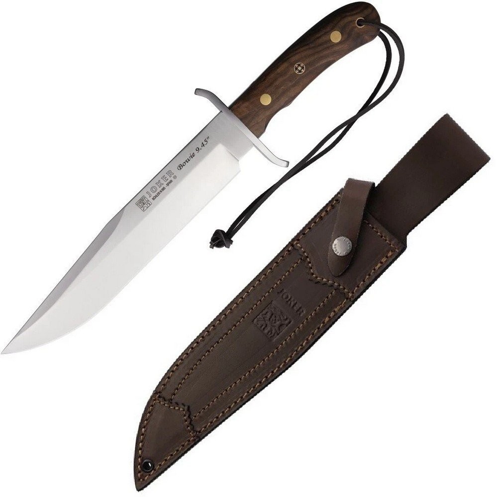 Joker Bowie Knife Full Tang Bohler N695 Steel Blade Walnut Handle – CN139