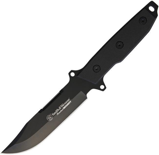Smith & Wesson Homeland Security Tactical Knife Black G10 Handle- SWSUR4NCP