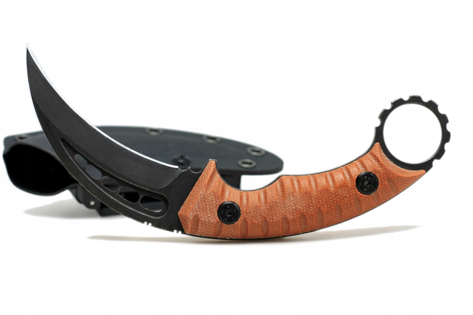 Karambit tactical self-defence survival knife Eafengrow C1112 D2 claw