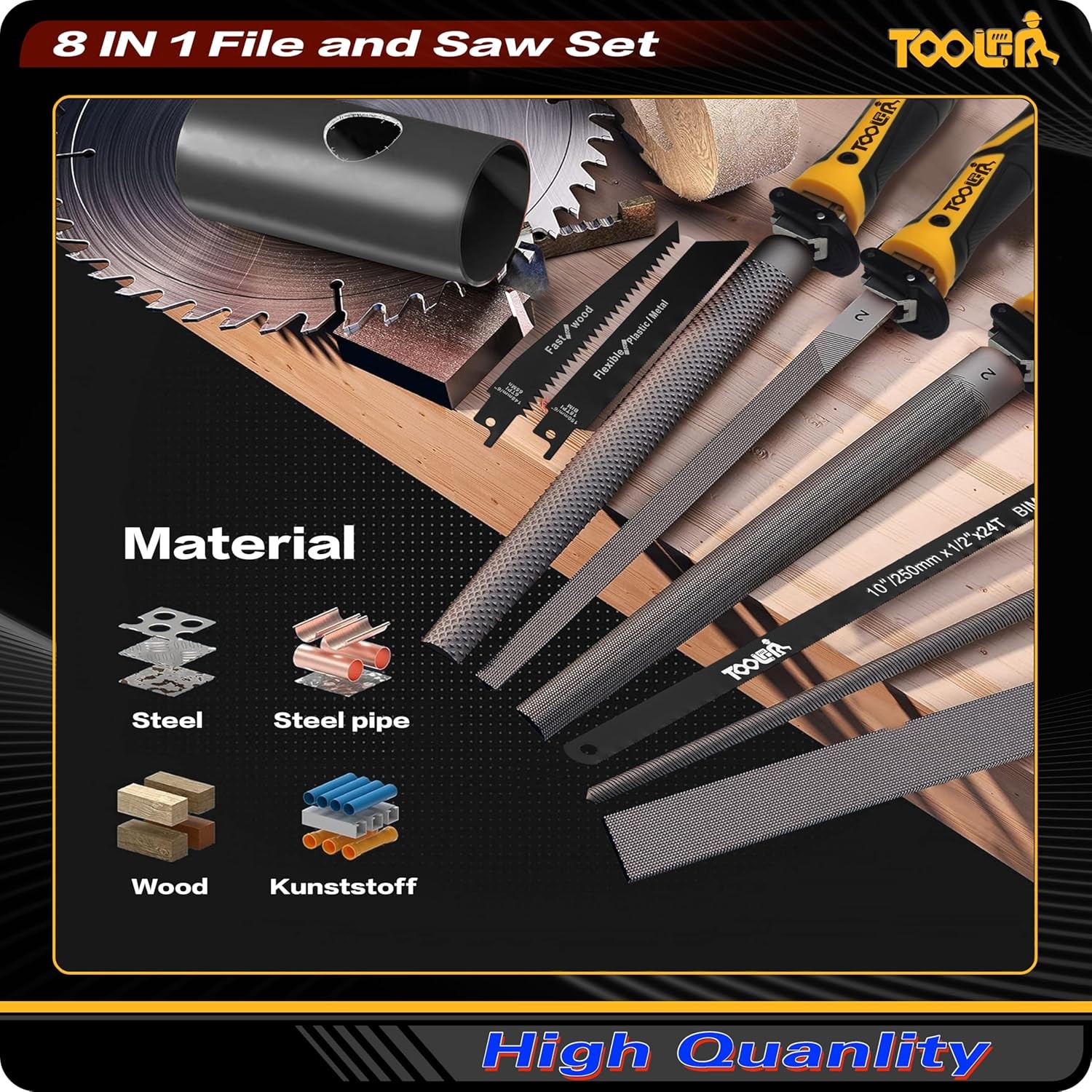 File Set, & Saw Set. metal file,metal files tools for 8-in-1 Set