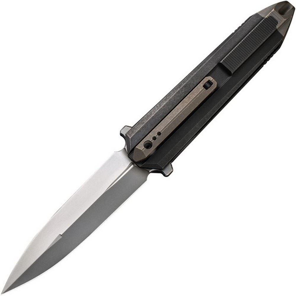 We Knife Co Ltd Framelock Bronze Folding Anodized Titanium Handle – WE22032-3