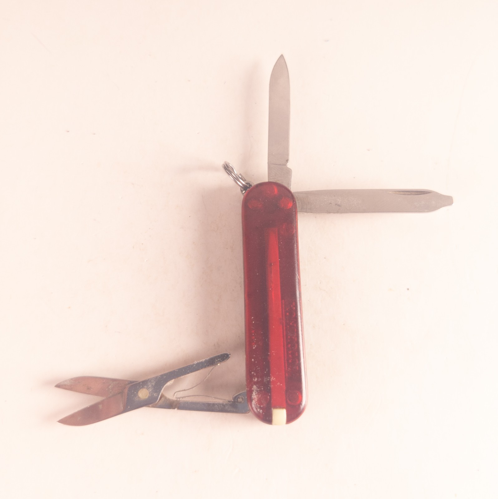 Swiss Army Knife Victorinox 58mm Classic SD 58mm Transparent Red NORTH FACE Logo