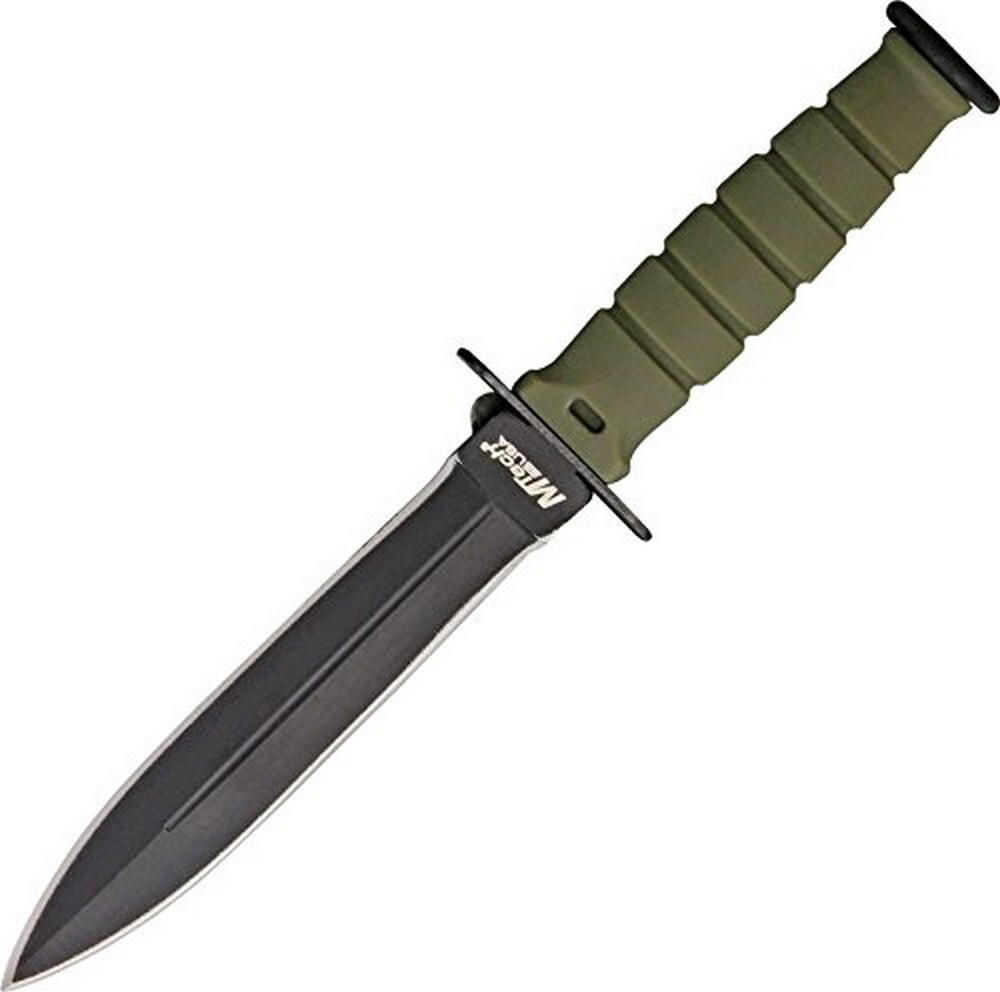 MTech OD Green 3.38″ Dagger Blade Fixed Neck Knife Kabai W/ Sheath – MT632DGN